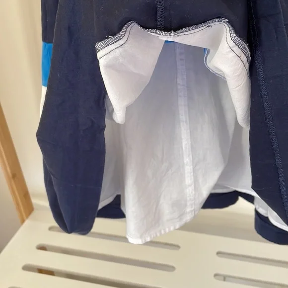 🌷2 for $20🌷 REVIEW navy striped day dress with white belt - Picture 11 of 15